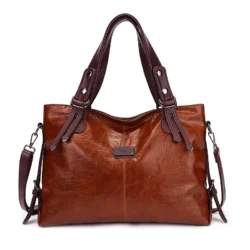 2023 New Fashion Casual Tote Bag Women Handbags Soft Leather Shoulder Bags Vintage Big Capacity Crossbody Hand Bag For Ladies - Image 5