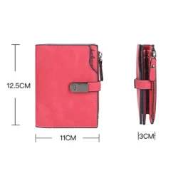 Baellerry Women Wallets Short Magnetic Buckle Top Quality Card Holder Female Purse Zipper Wallet For Women - Image 2
