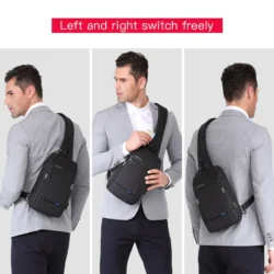 Kingsons Hot Chest Bag New Anti-thief Crossbody Bag Water Repellent Shoulder Bags 10 Inch Ipad Fashion Bags - Image 4
