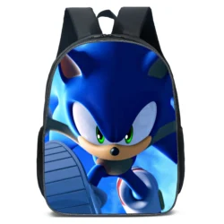 New Cartoon Animation Sonic SONIC Primary and Secondary School Bags Children's Backpacks Anime Cartoon School Bag Mochila - Image 3