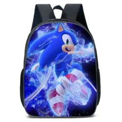 New Cartoon Animation Sonic SONIC Primary and Secondary School Bags Children's Backpacks Anime Cartoon School Bag Mochila - Image 5