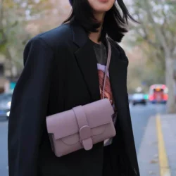 New Design Women New Trendy Messenger Chest Bag Small Genuine Leather Waist Bag Retro - Image 3