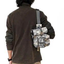 Waterproof Nylon Fanny Pack Men Tactical Military Army Waist Bag Hiking Outdoor Camping Shoulder Bum Belt Bum Sport Chest Bags - Image 6