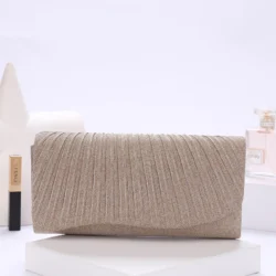 Women Evening Clutch Bag Female Crystal Day Clutch Wedding Purse Party Banquet Black Gold Silver Clutches Bag Sequin Shoulder - Image 3