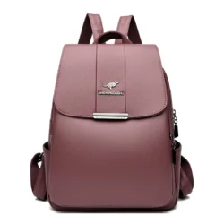 Fashion Luxury Ladies Travel Knapsack Girls Shoulder School Bags Cowhide Sac Mochila High Quality Genuine Leather Women Backpack - Image 2