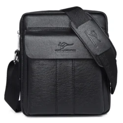 Luxury Brand Vintage Messenger Bag Men Leather Business Shoulder Bag Brown Black Man Crossbody Bag Male Handbag Gift For Husband