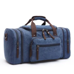 MARKROYAL Canvas Travel Bags Large Capacity Carry On Luggage Bags Men Duffel Bag Travel Tote Weekend