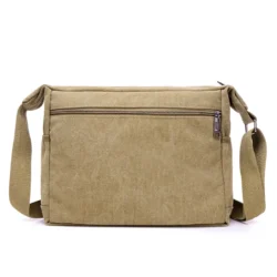 Men Canvas Shoulder Bags Casual Tote Travel Men's Crossbody Bag Luxury Messenger Bags Fashion High Quality Handbag - Image 2