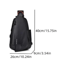 Men Chest Bag Large Capacity Waterproof - Image 2